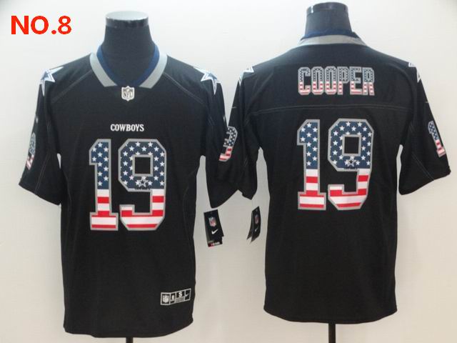 Men's Dallas Cowboys #19 Amari Cooper Jerseys NO.8;